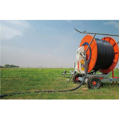 China Strong And Sturdy Movable Wheel Automatic Farm Agricultural Suction Irrigation System for sale