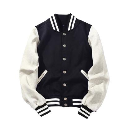 China New Logo Breathable Custom Made Baseball Jacket Long Sleeve Baseball Jacket With Pockets Baseball Jacket for sale