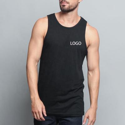 China Custom Anti-pilling Logo Men Tank Top Singlets OEM Solid Color Fashion Summer Gym Empty Sleeveless Slim Fit Sports Invest Top For Male for sale