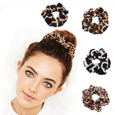 China 2022 Environmentally Friendly Fashion Leopard Hair Holders Elastic Bands Hairband For Women Hair Accessories for sale