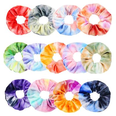 China Environmentally Friendly Scrunchy Hair Elastic Hair Tie Ropes Silk Satin Hair Scrunchies For Teens Girls Hair for sale