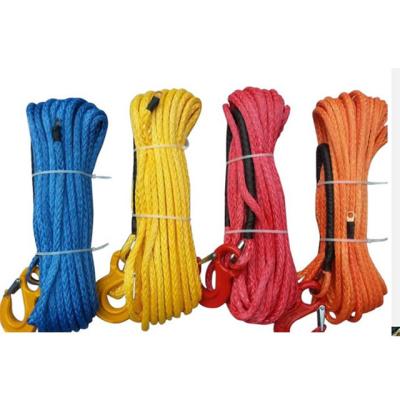 China High Intensity Synthetic UHMWPE Winch Rope UHMWPE Synthetic Winch Rope for sale