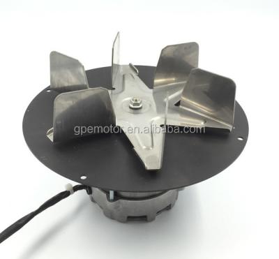 China Stainless Steel 180mm AC Fireplace Pellet Stove Hot Air Fan Blower for sale