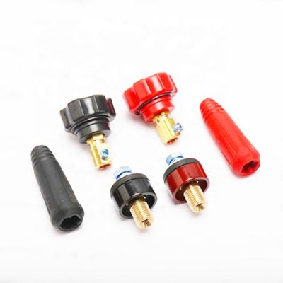 China Red And Black Welding Machine Cable Connector 10-25 Thai Type 10-25 Thai Type 10-25 for sale