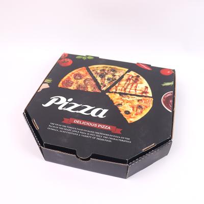 China Recyclable Cheap Corrugated Pizza Packing Box Cardboard Delivery Watermark Boxes Size Customized Color for sale