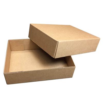 China Eco Friendly Recyclable Corrugated Cardboard Eco Friendly Folding Custom Shipping Boxes With Lid for sale