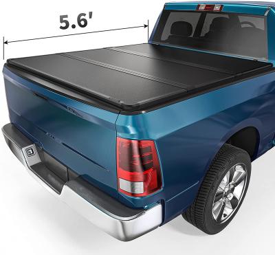 China 5.6' Hard Aluminum Tonneau Triple Hard Cover For 09-21 Dodge Ram 1500 (Classic & New, No RamBox) for sale