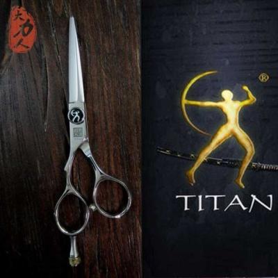 China Cutting Titan Professional 5.5, 6.0inch Left Handle Hair Cutting Scissors for sale