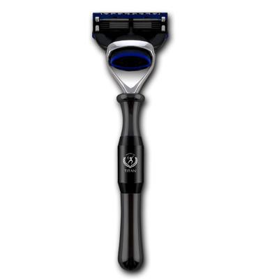 China Black 5 Blade One Metal Handle Men Shaving Tools 5 Layer Blade Razor Razor Safety for sale