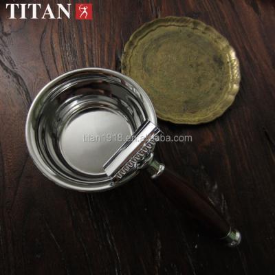 China Titanium Easy Razor Shaving Stainless Steel Foam Zinc Alloy Shaving Tools Soap Brush Bowl for sale