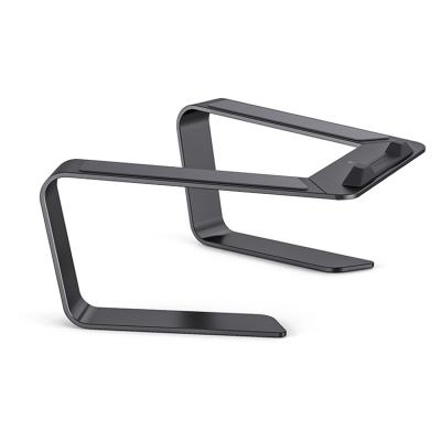 China Other Vertical Ergonomic Double Angle Stand Creative Aluminum Laptop Stand For Desks for sale