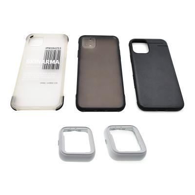 China Eco-friendly cheap transparent phone case custom clear silicone mold injection mold plastic parts for sale