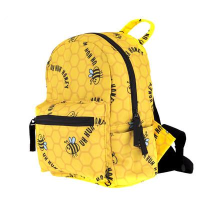 China FANLOSN UNDETERMINED Trending Low MOQ Custom 3D Print Mini Bee Pattern Backpacks For Teen Girls for sale