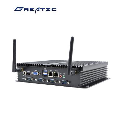 China Factory Sale High Quality Fanless Industrial Ethernet PC 6 Fanless Mini PC 6 Fanless Industrial PC ZC-G52-ITX67U for sale