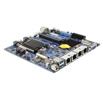 China Other ZC-DN-H310QH firewall motherboard 4 NIC socket low price 4 Ethernet pfsense firewall motherboard for sale