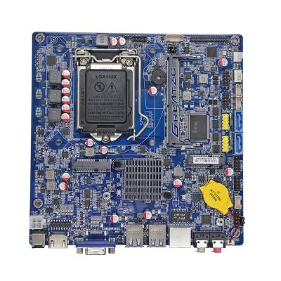 China Multy Use Manufacturer Of Industrial Motherboard Intel H110 Mini Chipset LGA1151 Socket ITX Motherboard With COM 4 Support 4K for sale