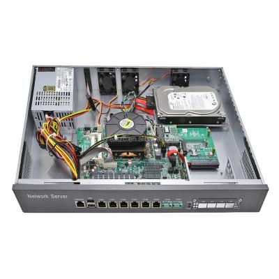 China Multy Use ZC-U36H816L 1U Network Security Rack Mounted Applications, Firewall PC Firewall Server with 6 Gigabit Intel Card for sale