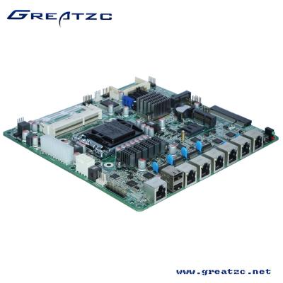 China ZC-B756L Mini Computer Motherboard with 6 LAN Ports, 6 LAN Firewall Motherboard, 6 Network Card Motherboard for sale