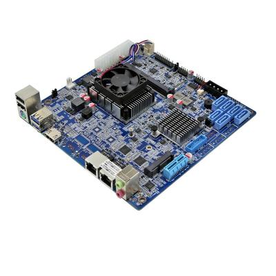 China Industry ZC-3855DN-NAS with Dual LAN 2 Gigabit Ethernet 6 SATA 3.0 Ports Mini Itx Motherboard For NAS Support Raid for sale