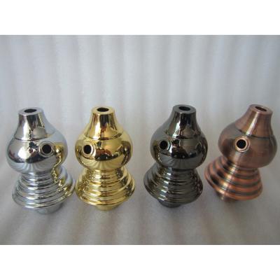 China Hookah Factory Sale Shisha CNC Parts Spinning Machining Metal Plating Arab Hookah Parts for sale