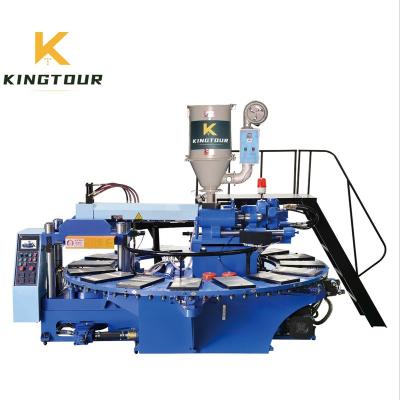 China KT-626 Hotels One Color PVC/TPR/TPU/TR Rotary Sole Making Machine for sale