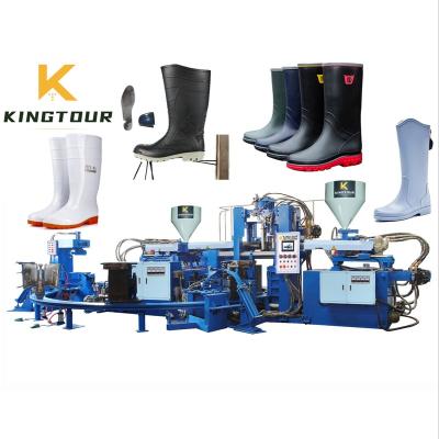 China KT-819 Hotels One Color PVC Rotary Rain Boots Machine for sale