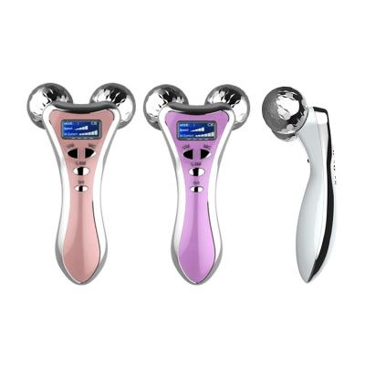 China Anti-Puffiness Other Use Face Beauty Equipment 3D Massage Roller Beauty And Care Products Red Light Therapy Home Facial Face Massager for sale