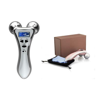 China Face List Vibrator Massage Rollers Skin Care Tool Micro Current Massager Device Skin Rejuvenation Facial Tone Machine for sale