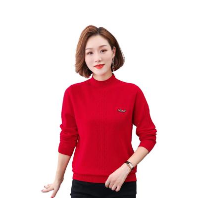 China Factory Direct Sales Anti-wrinkle Women Wire Knit Sweater Custom Logo for sale