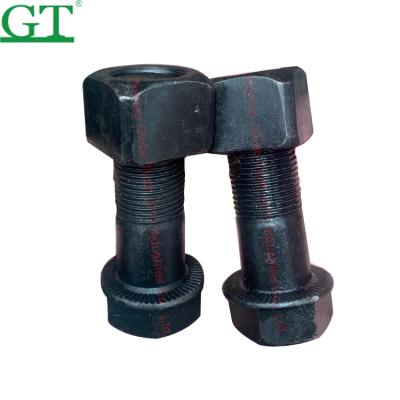 China Machinery Repair Shops D6T D61EX-15 Bulldozer PC220LC-7 CAT320LC Excavator Track Bolt and Nut on Track Shoe and Track Rubber Shoe for sale