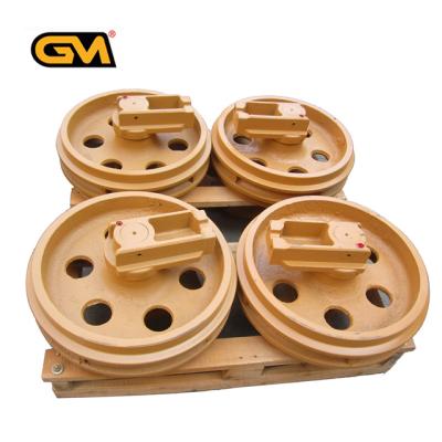 China Construction Material Stores E320 Excavator Undercarriage Parts Wheel Front Idler Roller Front Track Group Idler Assy for sale