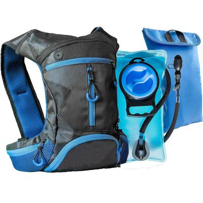 China Factory Price Bladder Bag Lightweight Sports Backpack Waterproof Hydration Pack Water Recycling Drinking Backpack for sale