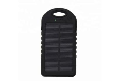 China Custom Logo Portable Solar Power Bank Waterproof Dual USB Mobile Phone Battery Charger for sale