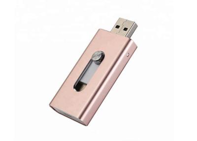 China Penaandrijving/OTG-USB-flashstation USB 3,0 Metaalmateriaal voor iPhone 16GB 32GB 64GB 128GB 256G Te koop