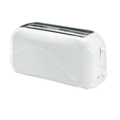 China TS1017 Household Hot Sales Plastic 4 Slice Two Long Slice Toaster for sale