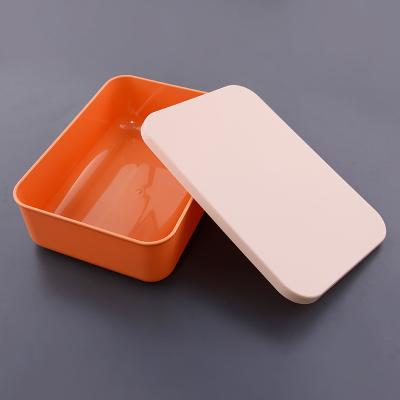 China Wholesale custom viable with household removable square plastic toys decorative cover seal storage boxes for sale