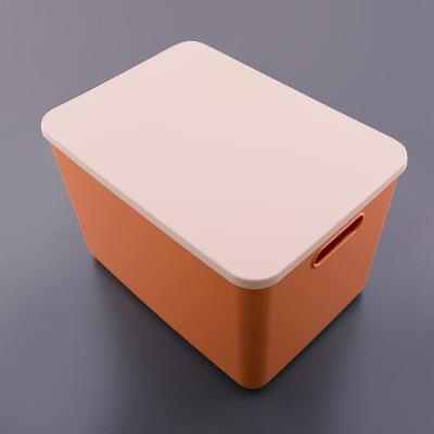 China Viable wholesale custom with cover seal removable square household plastic photo storage box for sale