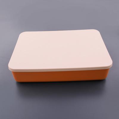 China Wholesale custom viable with plastic cover seal square household shoe storage box stackable for sale