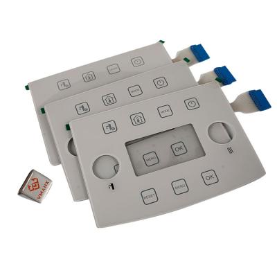 China Custom Vmanx Isolation Control Panel Ink Pressure 100VDC Touch Switch Capacitive Membrane Switch for sale