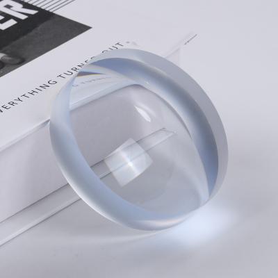 China Single Vision Ophthalmic Lens Blanks 1.67 Half Full Single Vision Hard Coated Lenses for sale