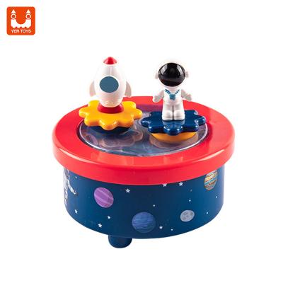 China Educational Baby Toys Educational Plastic Toys Musical Operated Hand-Cranked Music Boxes For Gift for sale