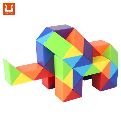 China Mini Elephant Speed ​​Cubes for Kids Party Bag Filler Sensory Puzzles Macaron Snake Magic Cube for sale