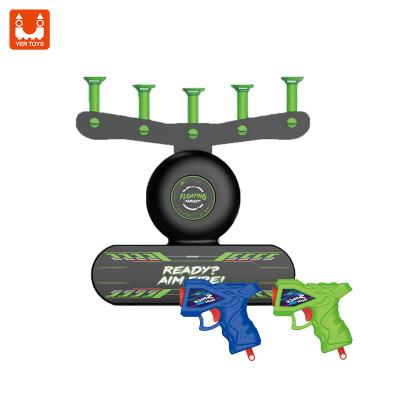 China Non-Toxic Eco-Friendly Glow In The Dark Ball Desktop Target Floating Game Toy Eva Gun Soft Bullet Indoor Electronic Sports Toys Shooting Gift for sale