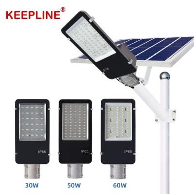 China Garden Product IP65 30w 50w 60w 100w Most Waterproof Outdoor Lighting Solar Led Street Light for sale