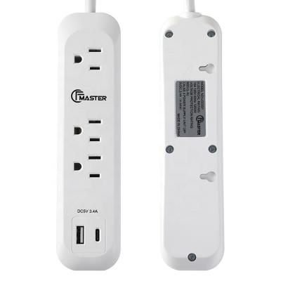 China Residential / General Purpose Surge Protector Extension Socket Power Strip With USB for sale