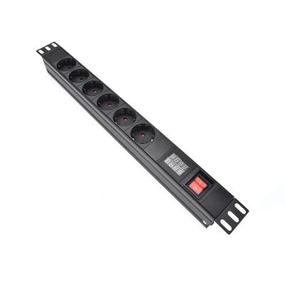 China Aluminum Alloy 240 Volt Germany Metering PDU Power Monitoreable Extension Cable for sale