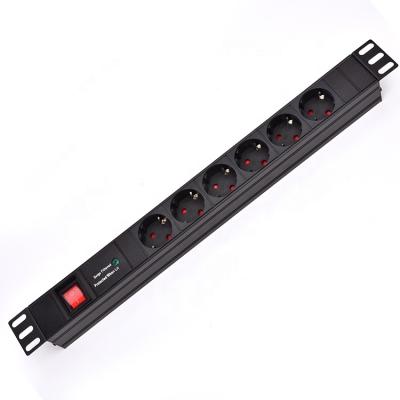 China Aluminum Alloy Germany Universal Socket PDU Universal Socket PDU for sale