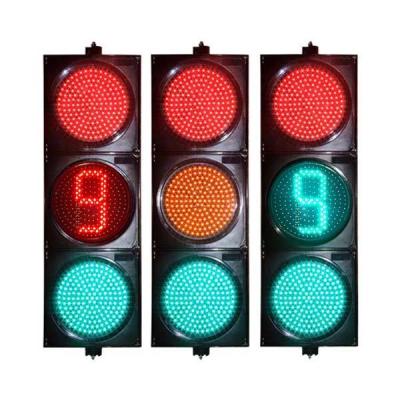 China yellow& red green; Countdown Timer 300mm Red Green&Yellow With Countdown Timer Traffic Lights Light for sale