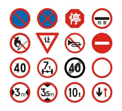 China Aluminum Cover Aluminum Reflective Traffic Sign Post for Traffic Safety for sale