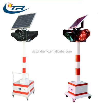 China Portable Solar LED Traffic Light ZX30-00300551F for sale